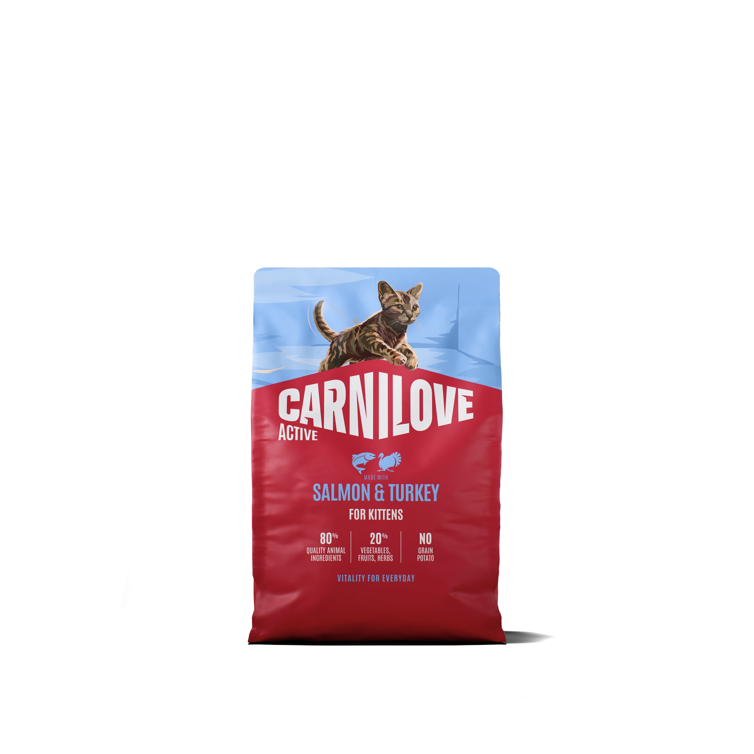 8595602581504.jpg Carnilove Active Salmon & Turkey Kitten kassitoit 2kg - Pilt 1