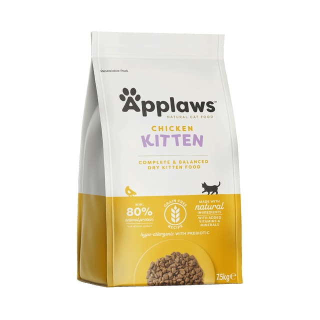 104156.jpg APPLAWS KASSIPOJA TÄISSÖÖT KANA 7,5KG - Pilt 1