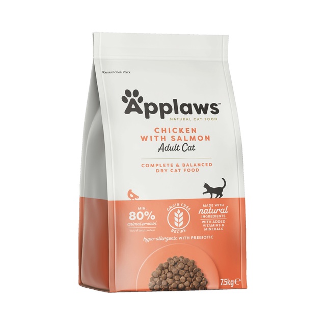 108034.jpg APPLAWS KASSI TÄISSÖÖT KANA/LÕHE 7,5KG - Pilt 1