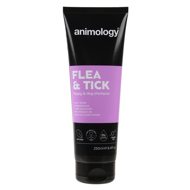 117010.jpg ANIMOLOGY KOERA SHAMPOON FLEA&TICK 250ML - Pilt 1