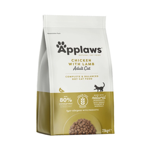 123509.jpg APPLAWS KASSI TÄISSÖÖT KANA/LAMMAS 7,5KG - Pilt 1