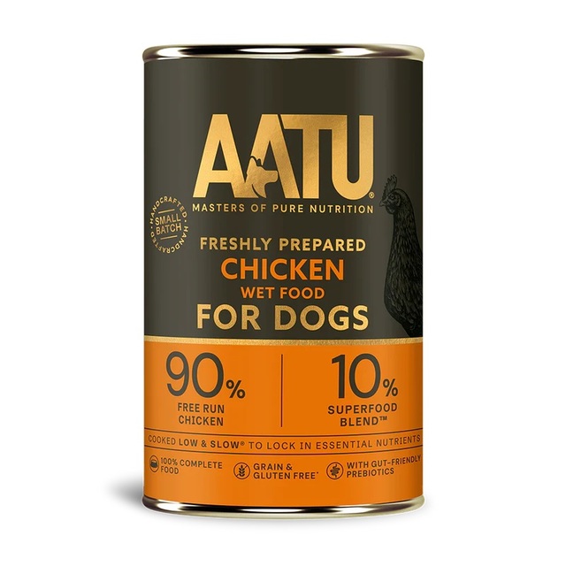 138004.jpg AATU KOERA KONSERV KANA 400G - Pilt 1