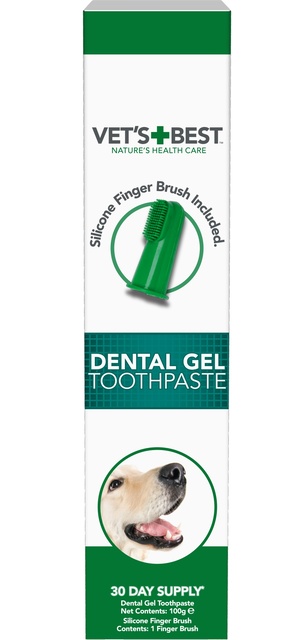138710.jpg VETS BEST KOERA GEEL HAMMASTE HOOLDUS 100G - Pilt 1