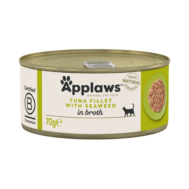 143369.jpg APPLAWS KASSI KONSERV TUUNIKALA/VETIKAS 70G N1 - Pilt 1