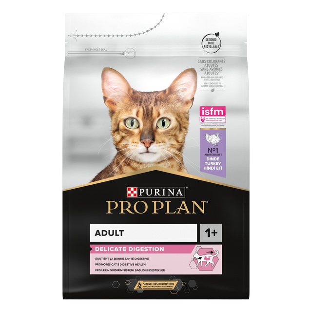 157127.jpg PRO PLAN KASSI TÄISSÖÖT DELICATE DIG. KALKUN 3KG - Pilt 1