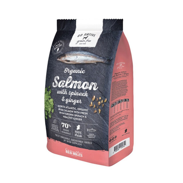 227820.jpg GO NATIVE KOERA TÄISSÖÖT LÕHE/SPINAT/INGVER 12KG - Pilt 1