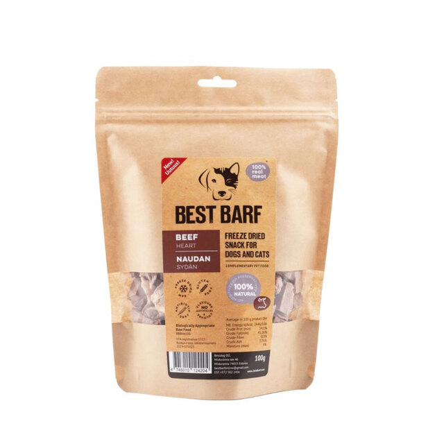 231882.jpg BEST BARF KÜLMKUIVATATUD MAIUS VEISESÜDA 100G - Pilt 1