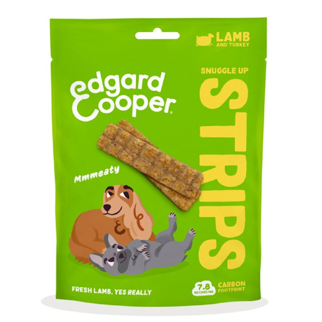 241817.jpg EDGARD COOPER KOERA MAIUS STRIPS LAMMAS/KALKUN 75G - Pilt 1