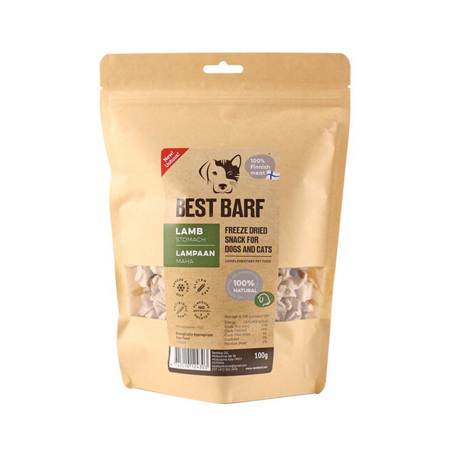 243847.jpg BEST BARF KÜLMKUIVATATUD MAIUS LAMBA MAGU 100G - Pilt 1