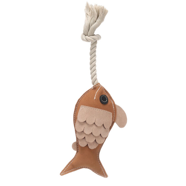 250305.jpg FLAMINGO KOERA MÄNGUASI SWA KALA KÖIEGA 36CM PRUUN - Pilt 1