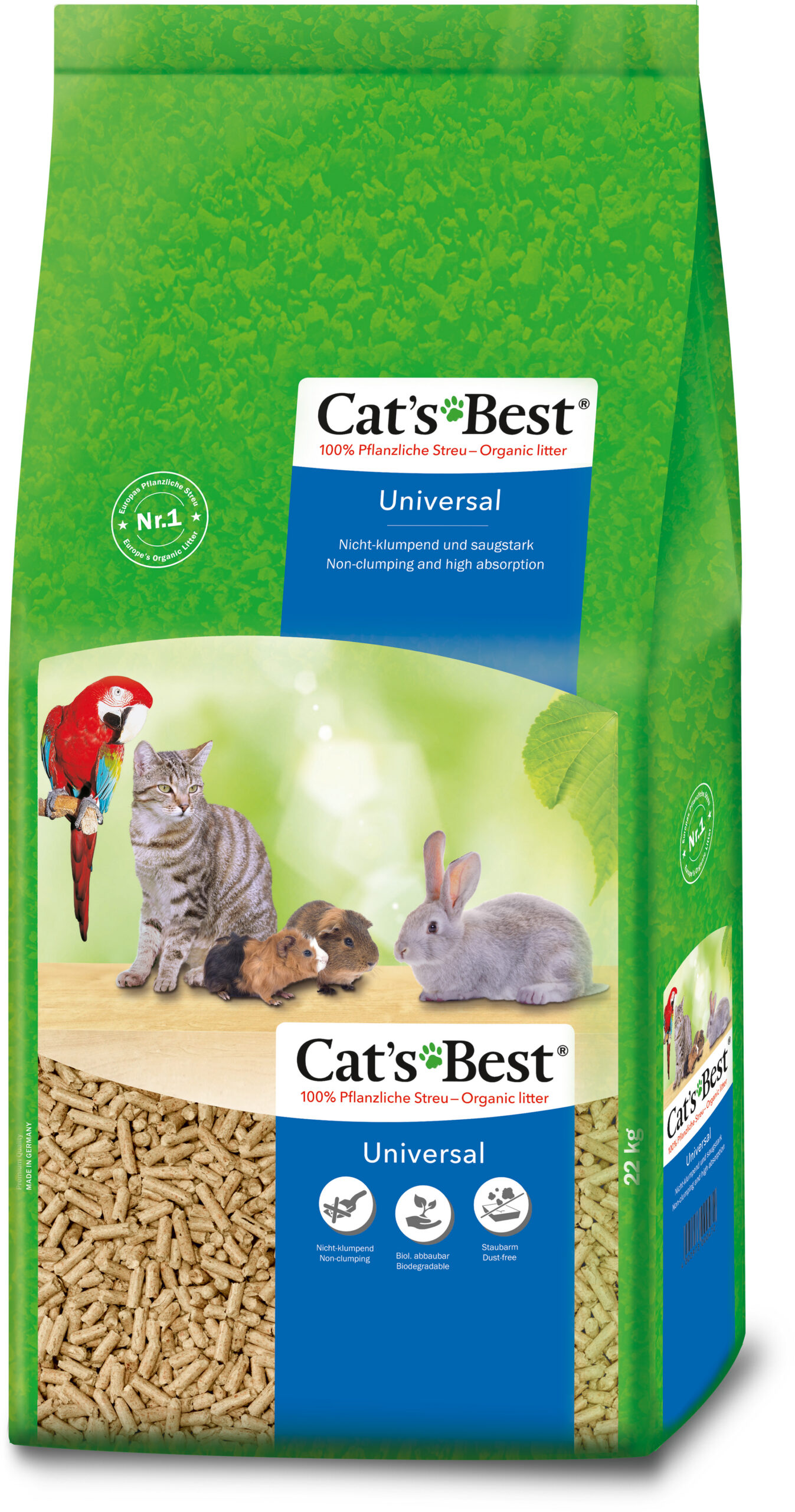 4002973000472.jpg Cat's Best Universal allapanu lemmikloomadele 40L 22kg - Pilt 1