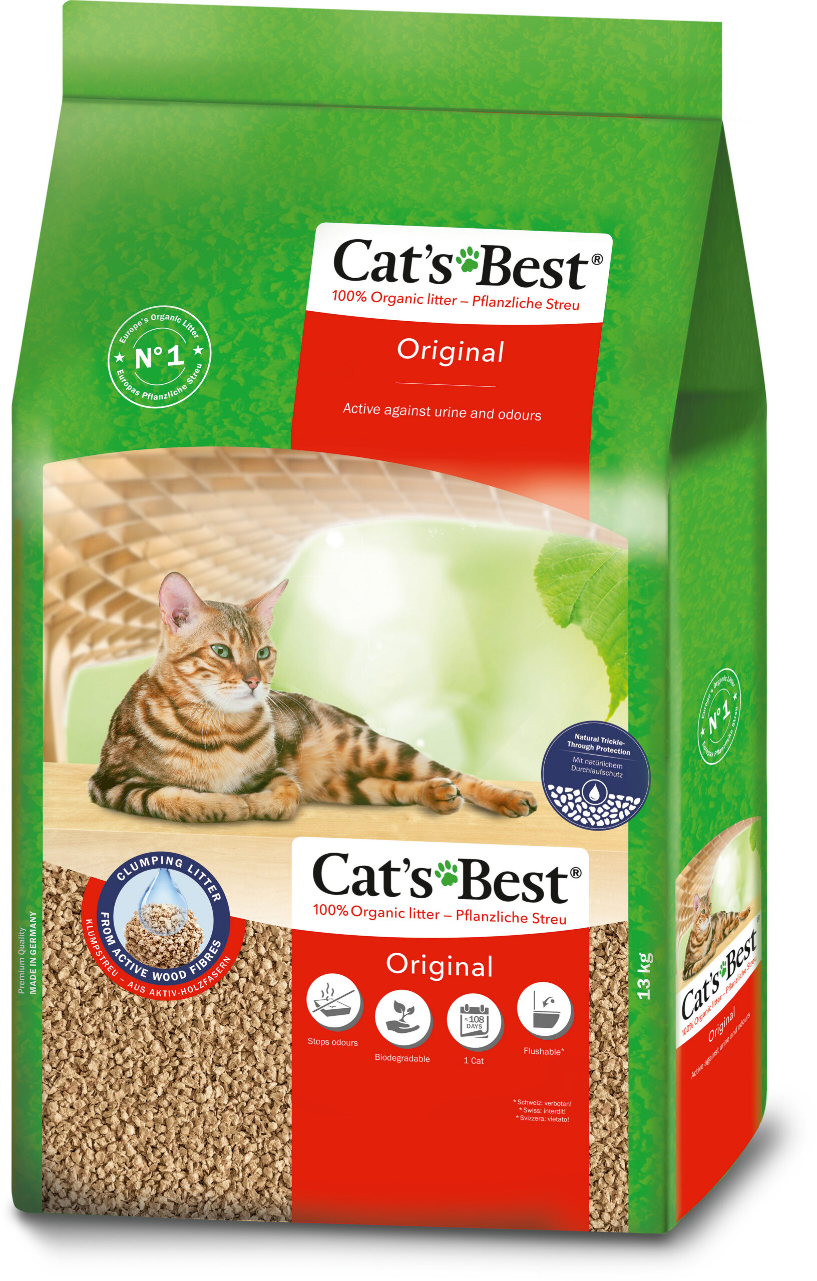 4002973191811.jpg Cat’s Best Original paakuv kassiliiv 30L 13kg - Pilt 1