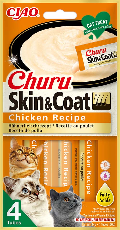 4262365736727.jpg Churu Skin & Coat kanaga maius kassile 4x14g - Pilt 1