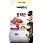 TropiDog Premium Beef with Rice koertoit 12kg