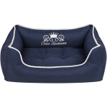 Cazo Soft Bed Royal Line Navy pesa koertele 95x75cm