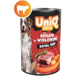 UniQ Pets Royal Beef konserv koertele 375g