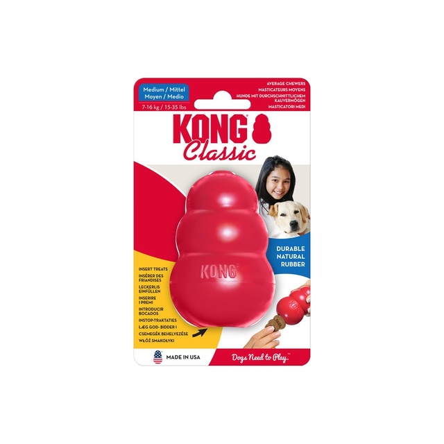62652.jpg KONG KOERA MÄNGUASI CLASSIC TÄIDETAV M PUNANE - Pilt 1