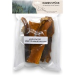 Koerustükk kuivatatud veise peanahk 15cm koerale 100g
