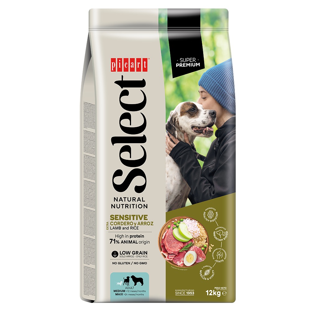 8436011152308.jpg Select Adult Sensitive Lamb and Rice koeratoit 12kg - Pilt 1