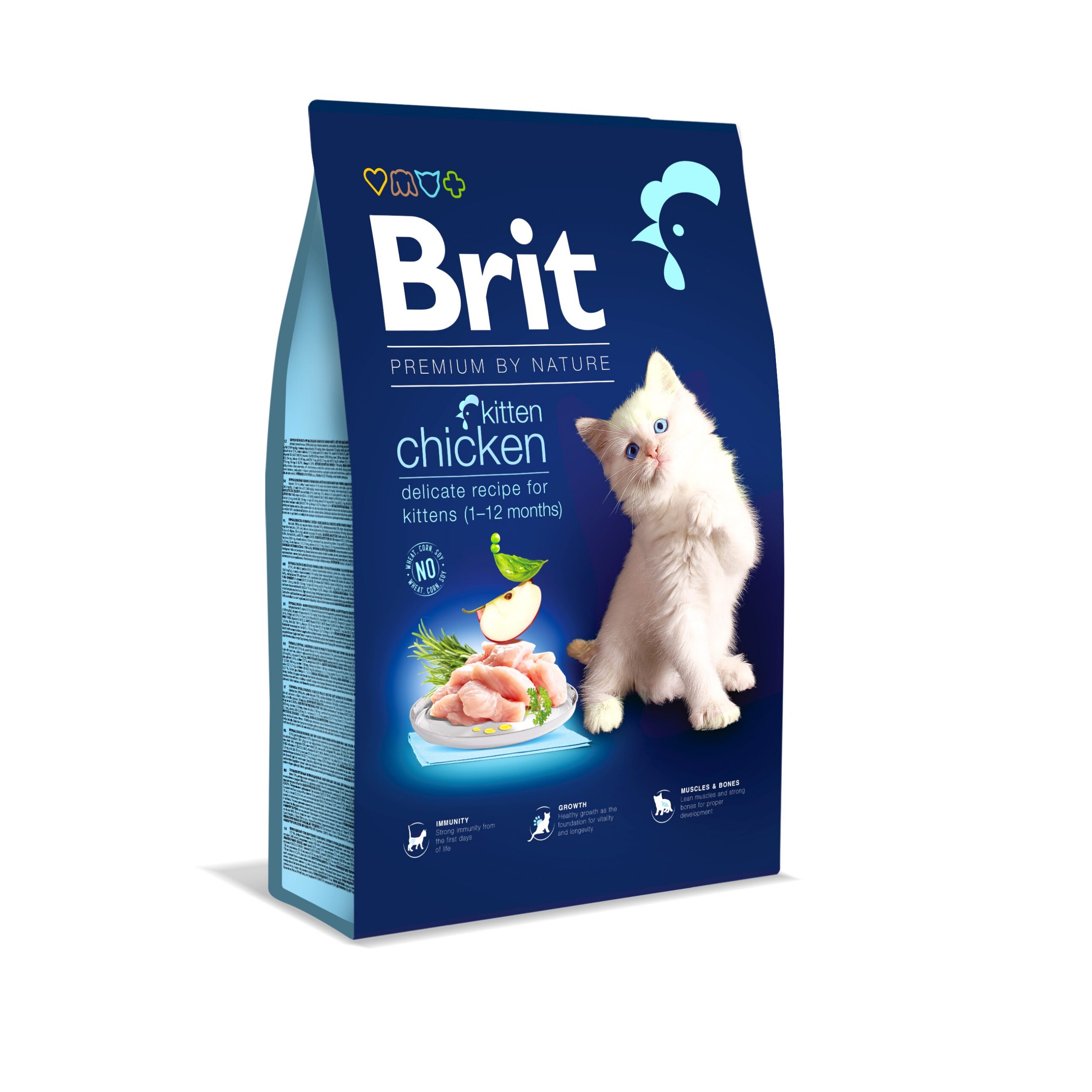 8595602553198.jpg Brit Premium Cat Kitten Chicken kassitoit 8kg - Pilt 1