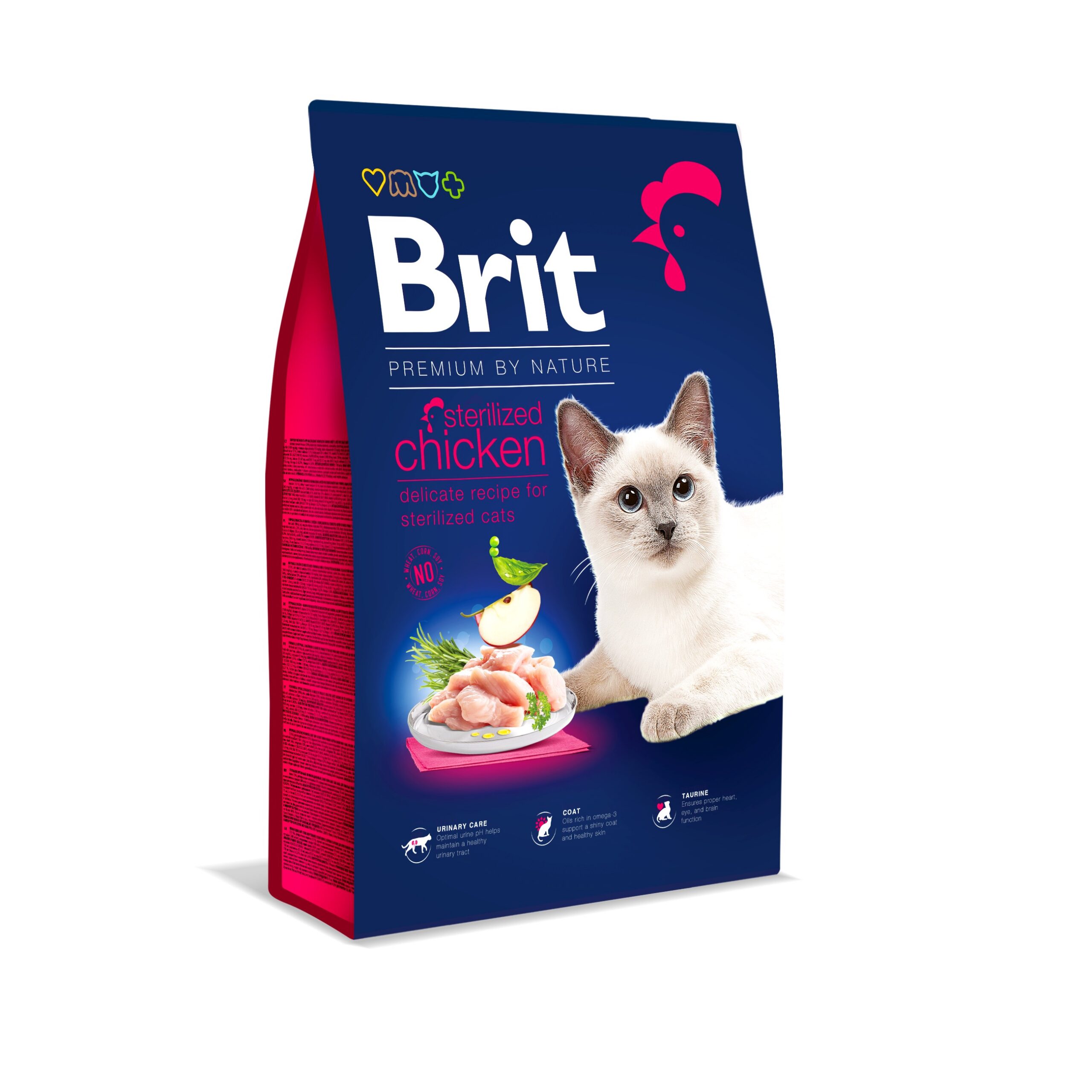 8595602553235.jpg Brit Premium Cat Sterilized Chicken kassitoit 8kg - Pilt 1