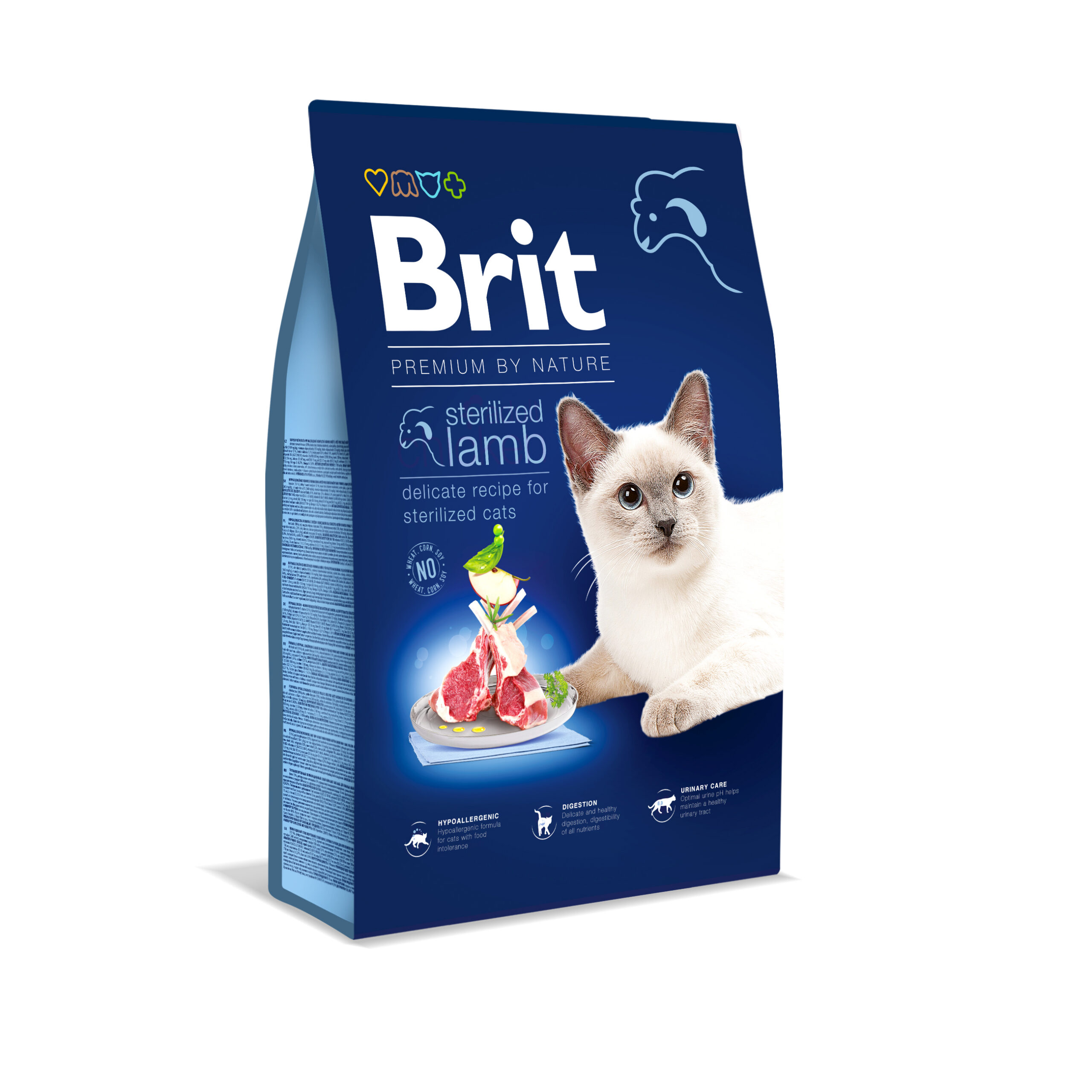 8595602553242.jpg Brit Premium Cat Sterilized Lamb kassitoit 8kg - Pilt 1