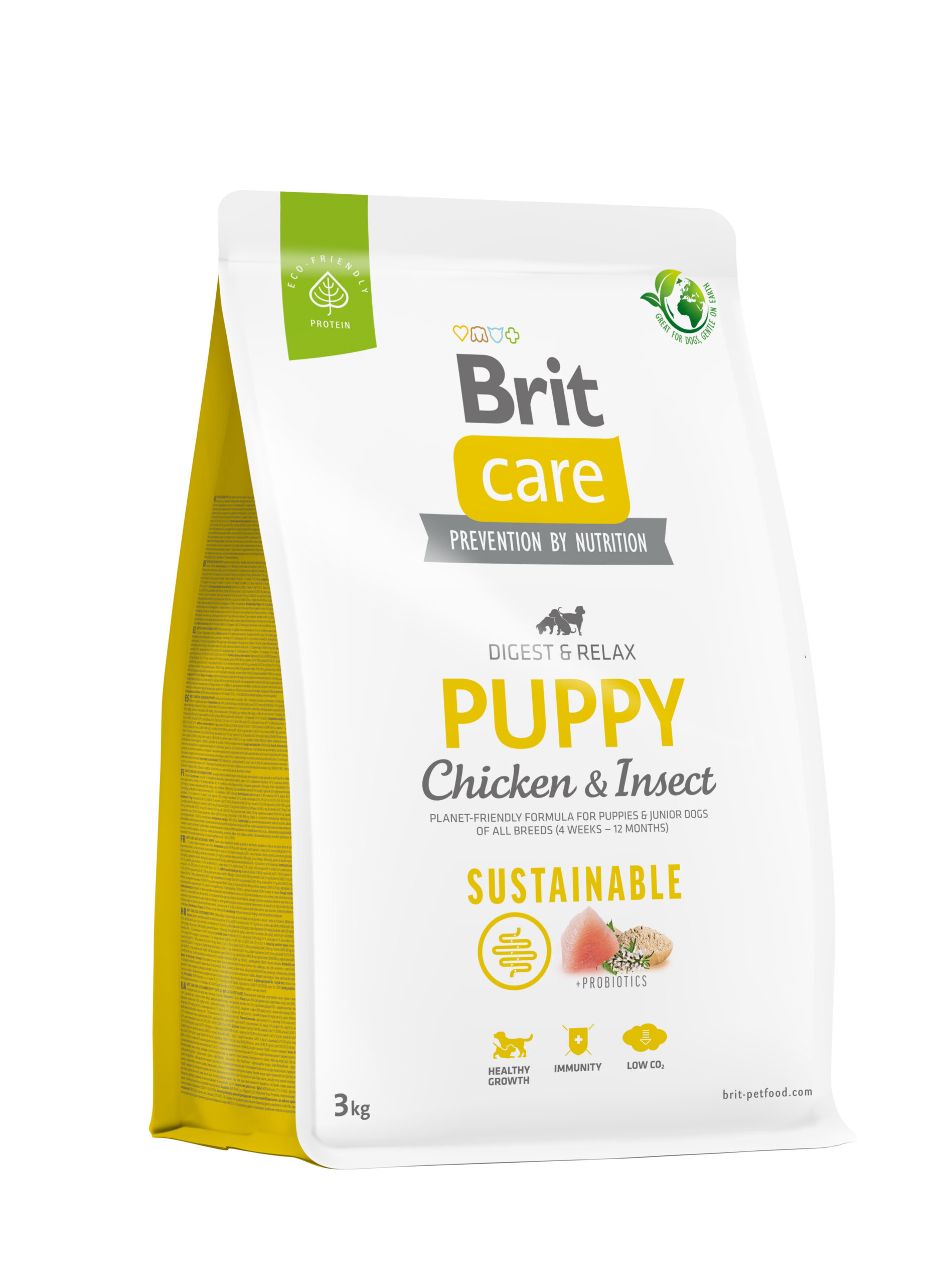8595602558636.jpg Brit Care Sustainable Puppy Chicken&Insect koeratoit 3kg - Pilt 1