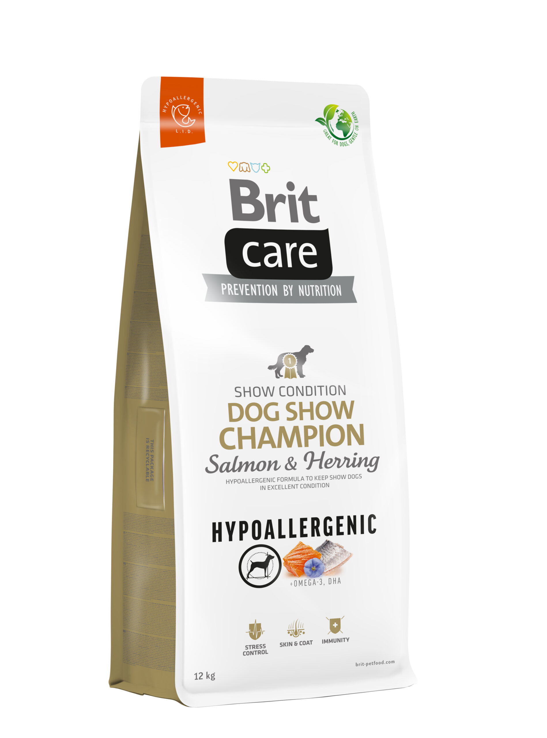8595602559107.jpg Brit Care Hypoallergenic Dog Show Champion koeratoit 12kg - Pilt 1