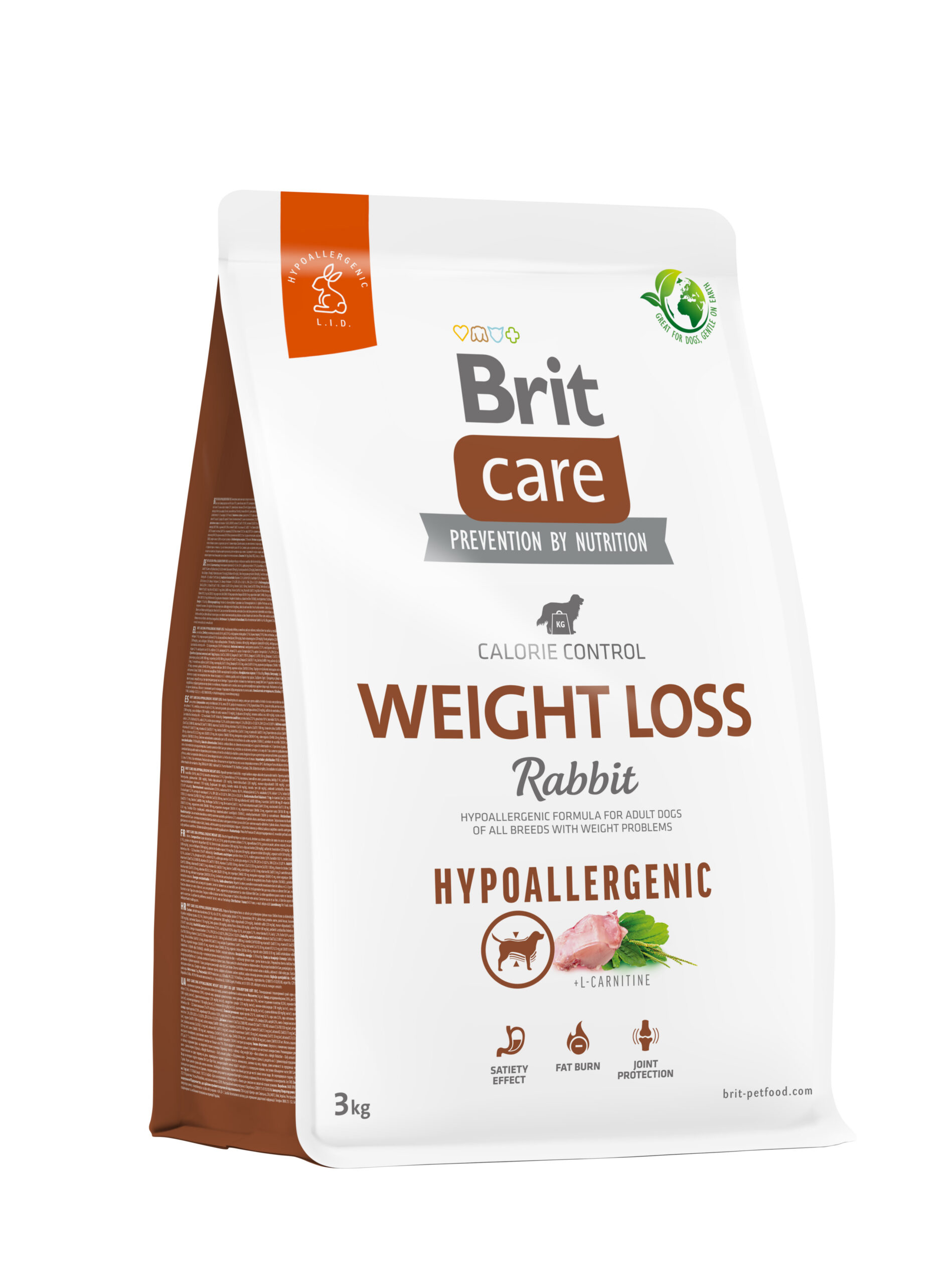 8595602559176.jpg Brit Care Hypoallergenic Weight Loss Rabbit koeratoit 3kg - Pilt 1