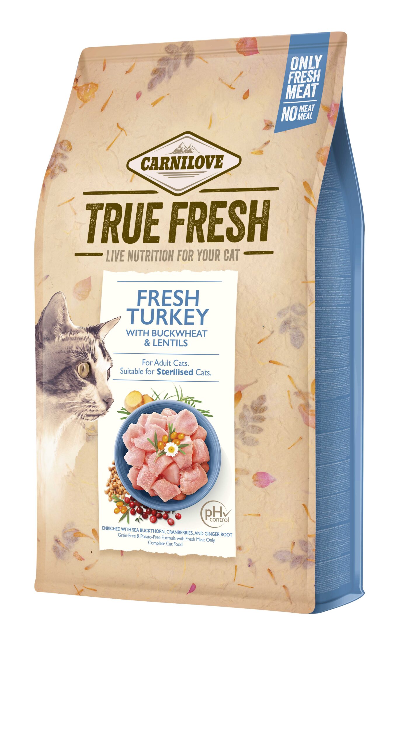8595602561469.jpg Carnilove True Fresh Cat Turkey kassitoit 4,8kg - Pilt 1