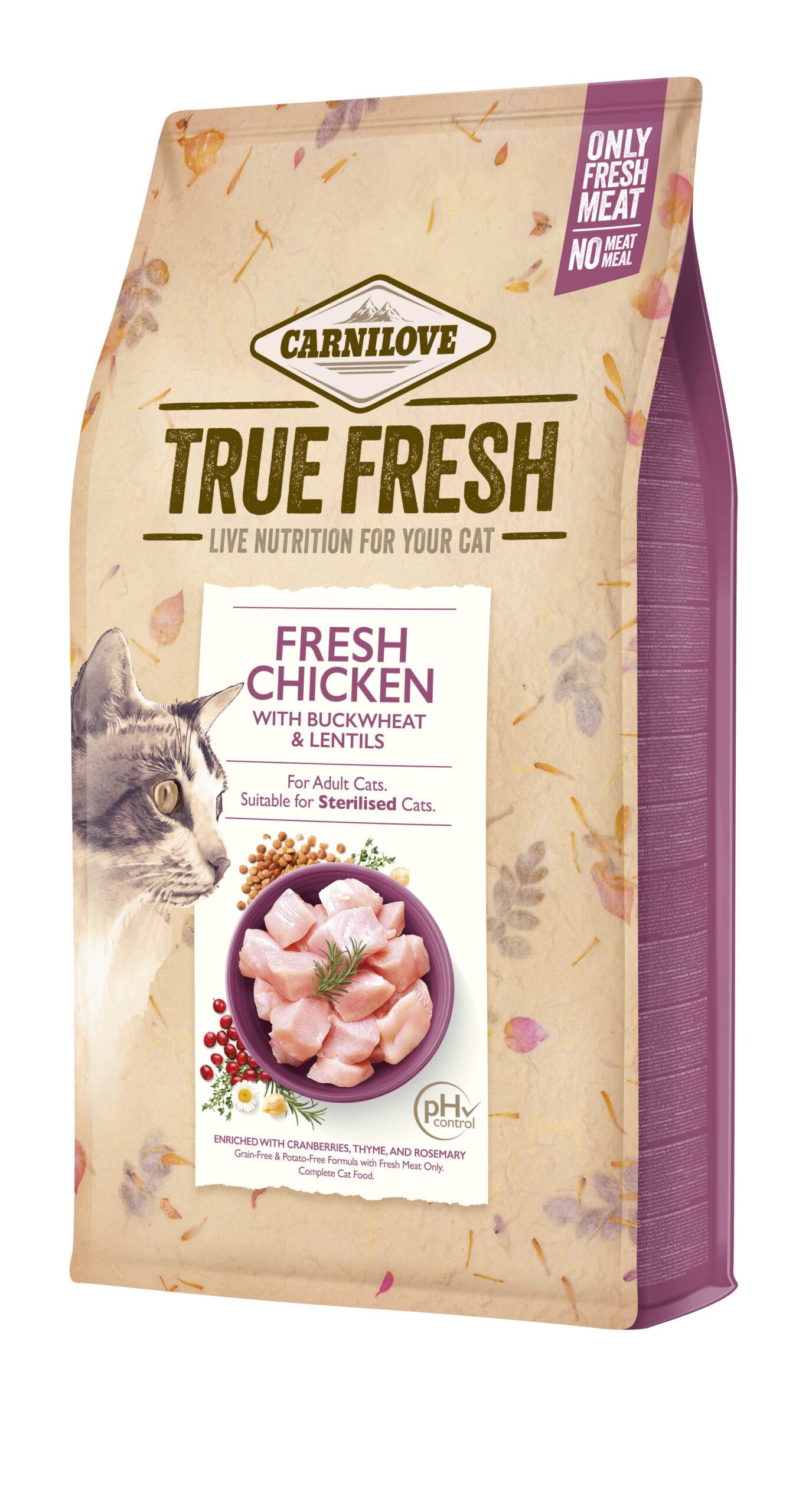 8595602561483.jpg Carnilove True Fresh Cat Chicken kassitoit 1,8kg - Pilt 1