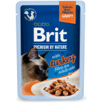 Brit Premium Turkey Fillets in Gravy märgtoit kassidele 85g