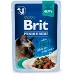 Brit Premium Cat Delicate Beef Fillets in Gravy märgtoit kassidele 85g