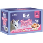 Brit Premium Delicate Jelly Family multipakk märgtoit kassidele 12x85g