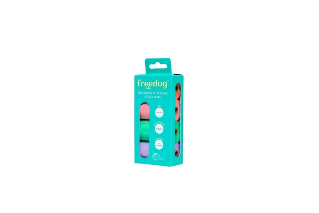 266090.jpg FREEDOG HÜGIEENIKOTID PASTEL 15*4 RULLI - Pilt 1