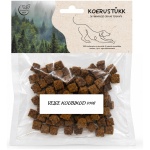 Koerustükk kuivatatud veise kuubikud koerale 100g