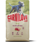 Carnilove True Fresh Duck Junior Large Breed koeratoit 4kg