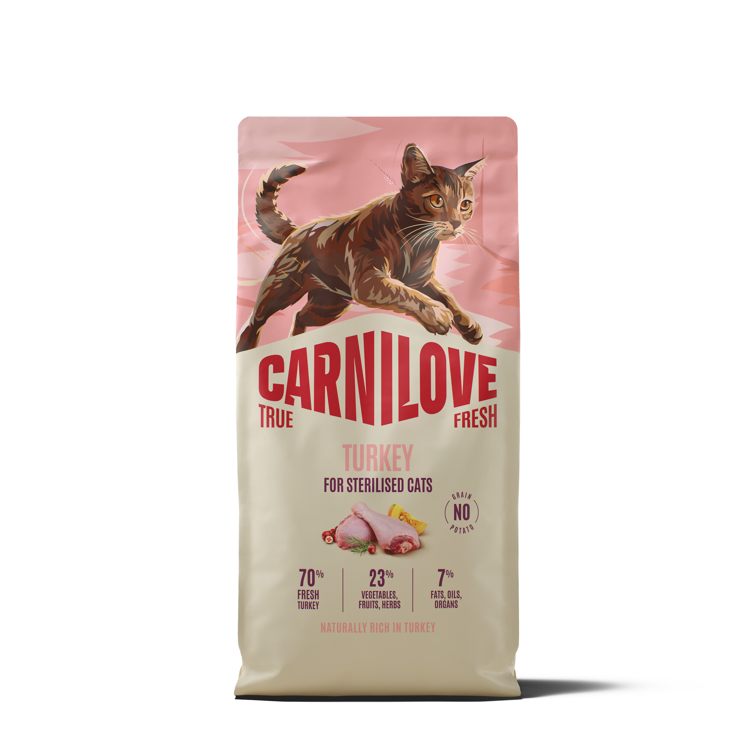 8595602582136.jpg Carnilove True Fresh Turkey Sterilised kassitoit 6kg - Pilt 1