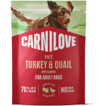 Carnilove Pate Turkey & Quail with Carrot märgtoit koertele 300g
