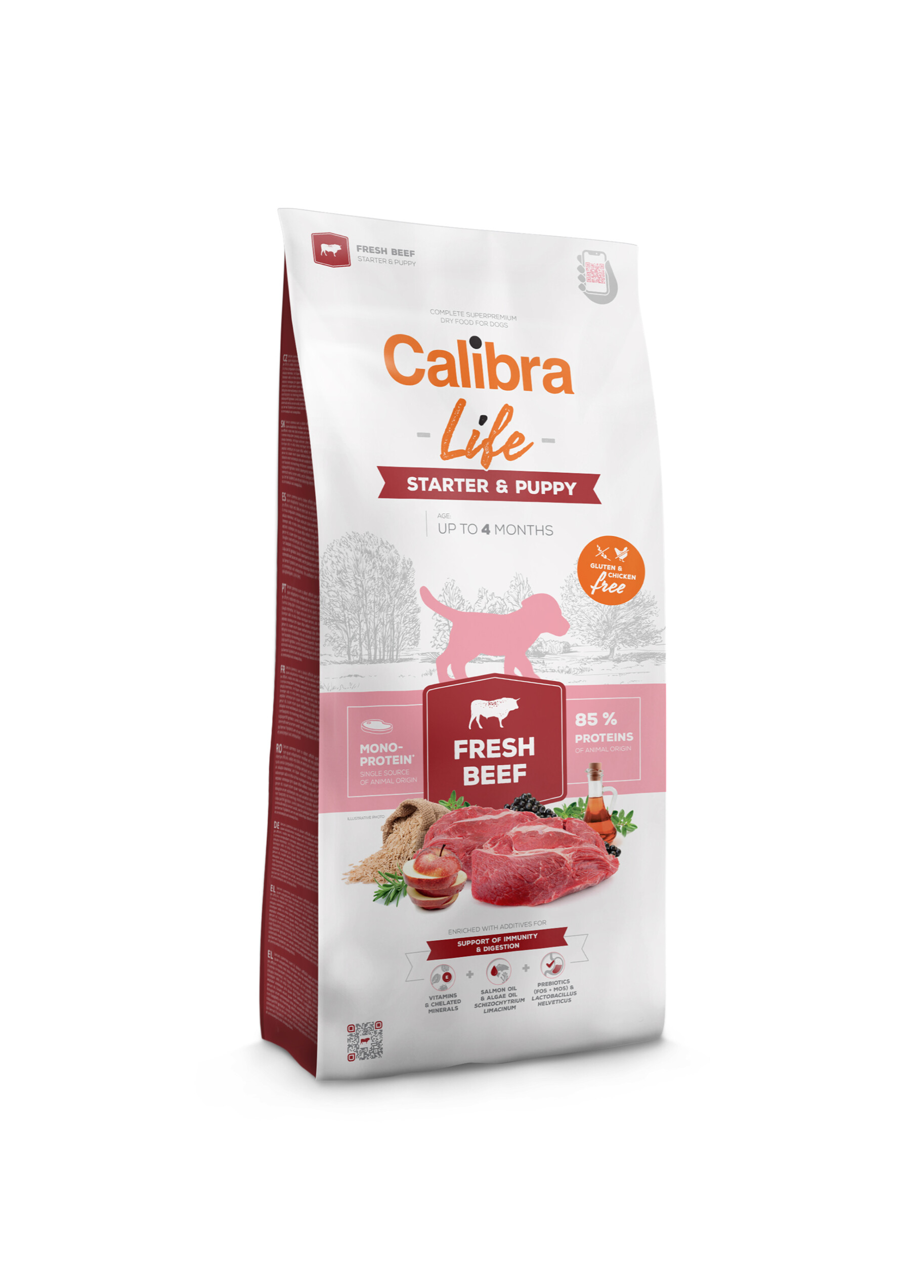 8595706701167.jpg Calibra Life Starter & Puppy Fresh Beef koeratoit 750g - Pilt 1