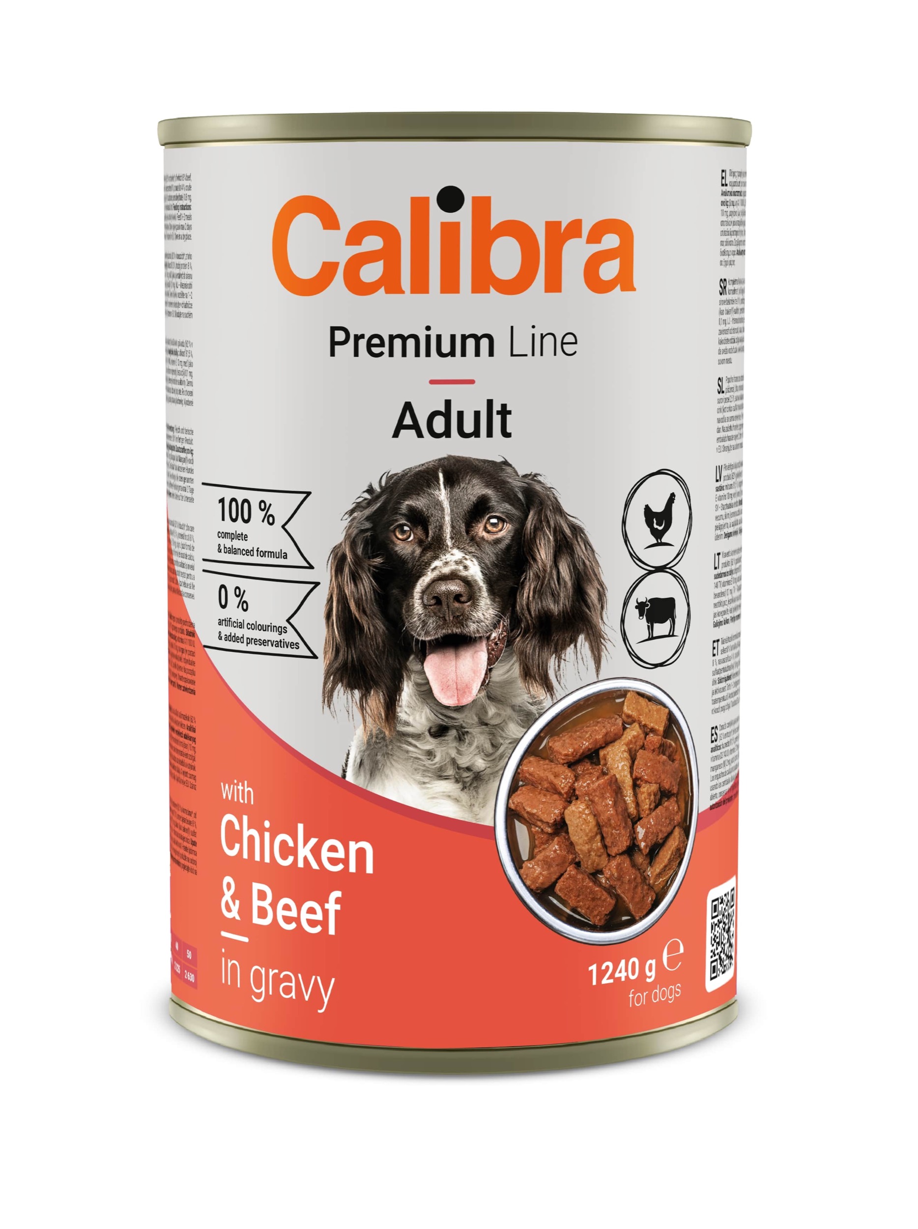 8595706701754.jpg Calibra Premium Chicken & Beef konserv koertele 1240g - Pilt 1